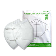 Load image into Gallery viewer, FFP2 NR (N95) Respirator Surgical - China Manufactured Medical Face Masks (Pack of 2) - Orpian
